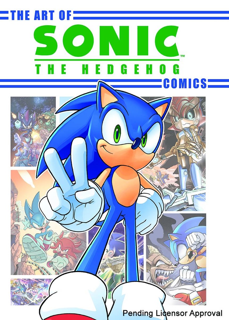 ART OF SONIC THE HEDGEHOG COMICS