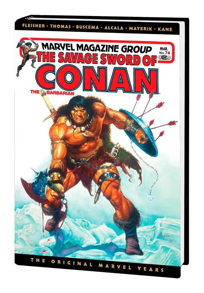 SAVAGE SWORD CONAN ORIG MARVEL YRS OMNIBUS HC 06 DM VAR
