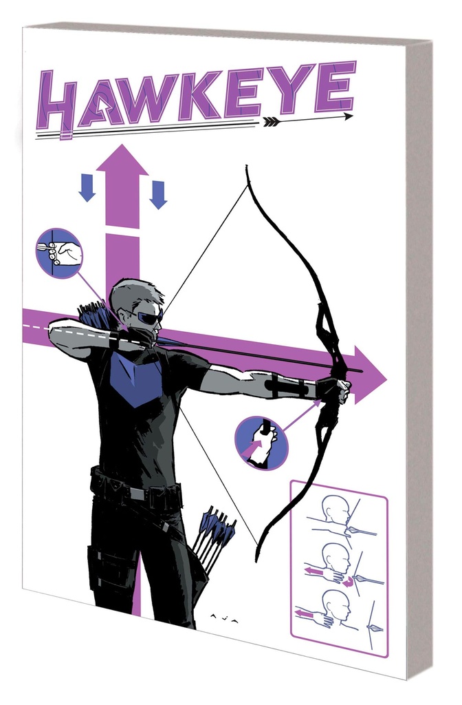HAWKEYE BY FRACTION AJA SAGA BARTON BISHOP AJA DM VAR