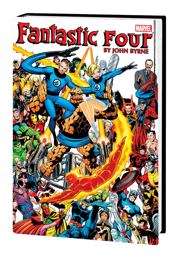 FANTASTIC FOUR BY BYRNE OMNIBUS HC 01 ANNIVERSARY CVR