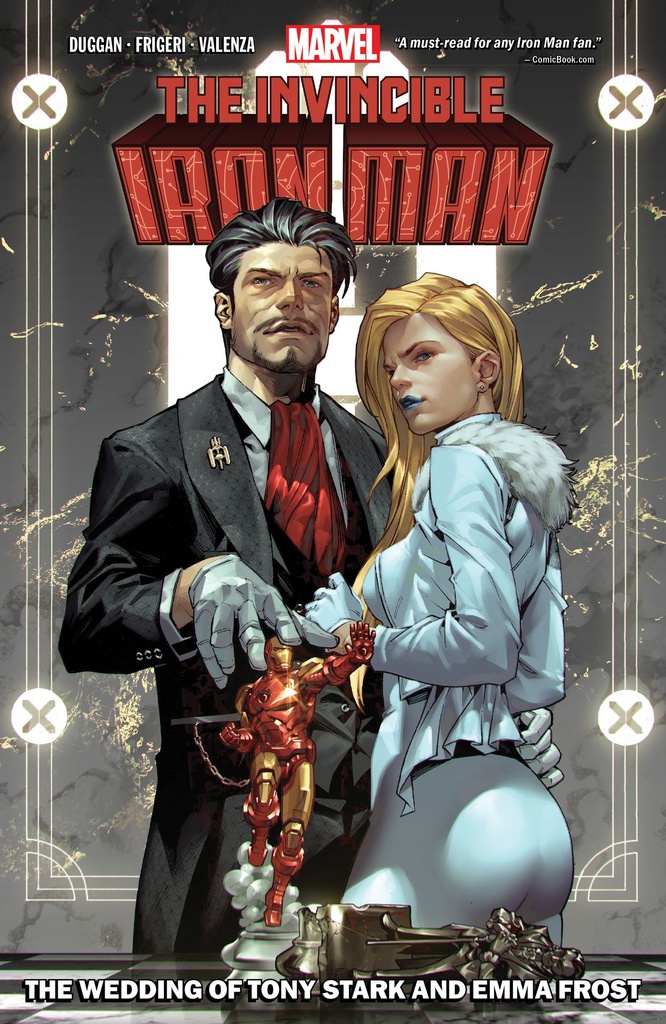 INVINCIBLE IRON MAN 02 WEDDING TONY STARK EMMA FROST