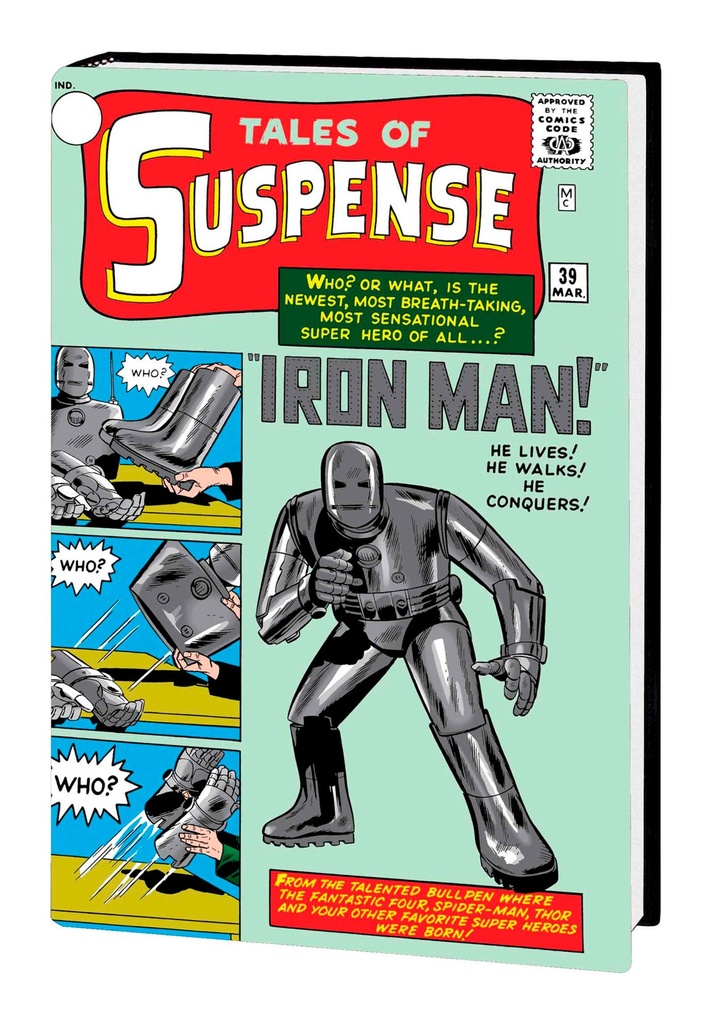 INVINCIBLE IRON MAN OMNIBUS HC 01 KIRBY CVR DM V