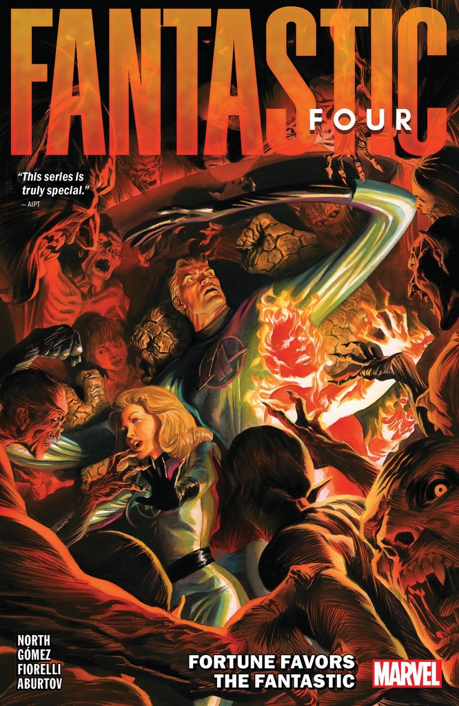 FANTASTIC FOUR BY RYAN NORTH 4 FORTUNE FAVORS FANTASTIC