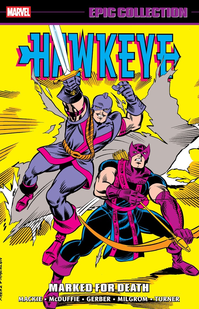 HAWKEYE EPIC COLLECTION MARKED FOR DEATH