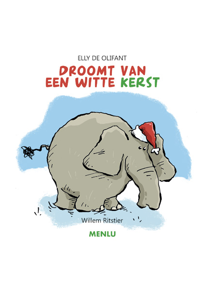 Elly de Olifant 4 Droomt van een witte Kerst PRENTENBOEK