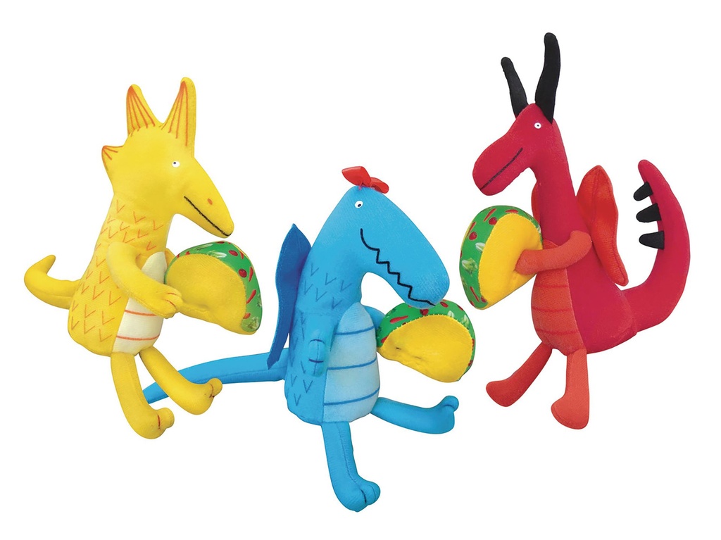 DRAGONS LOVE TACOS MINI 3PC PLUSH DOLL SET