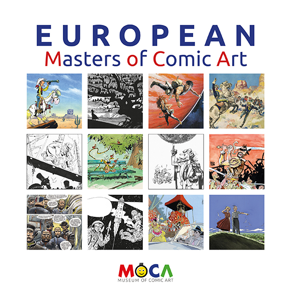 MOCA Cataloog 1 European Masters of Comic Art