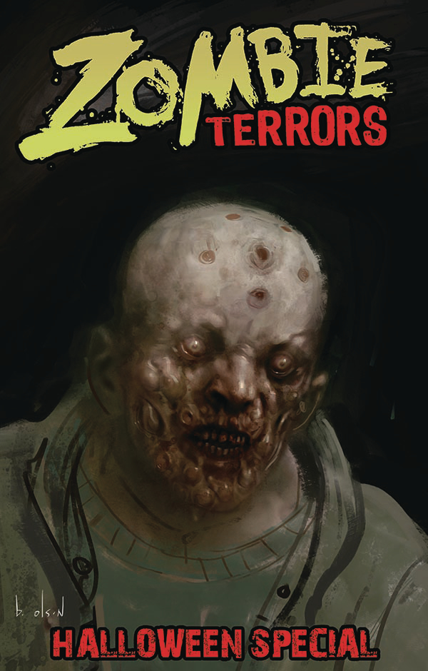 ZOMBIE TERRORS HALLOWEEN SP CVR B OLSON