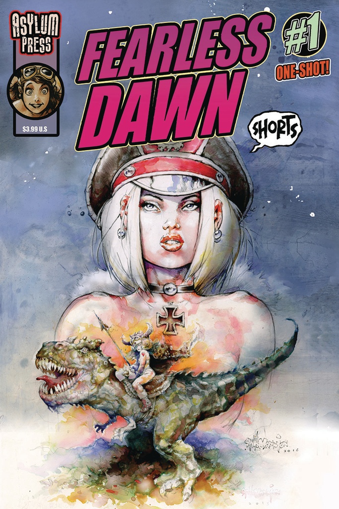 FEARLESS DAWN SHORTS ONE SHOT CVR B MANNION