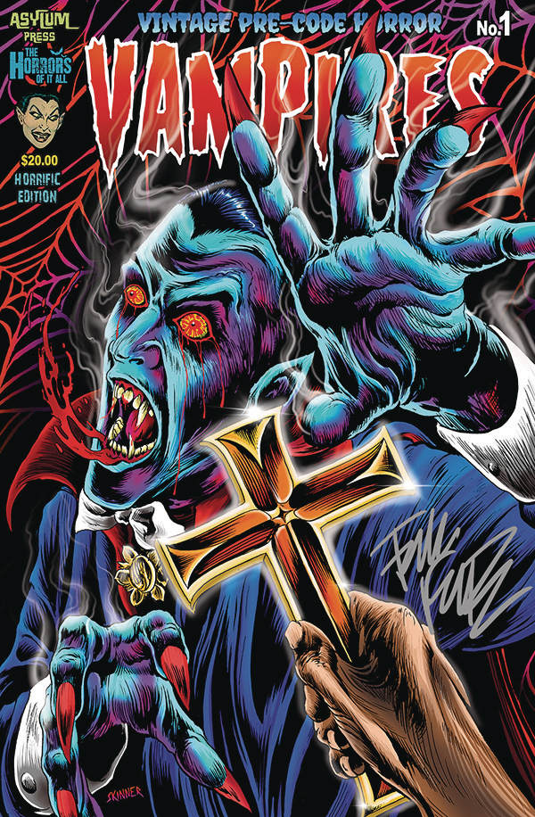 VAMPIRES HALLOWEEN SPECIAL  HORRIFIC EDITION SKINNER SIGNED