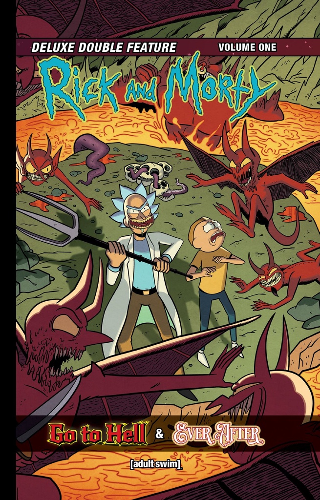 RICK & MORTY DLX DOUBLE FEATURE HC 01