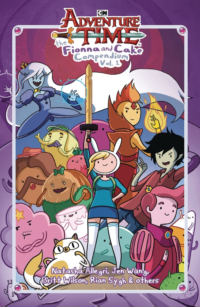ADVENTURE TIME HC 1 THE FIONNA AND CAKE COMPENDIUM DM EXCL