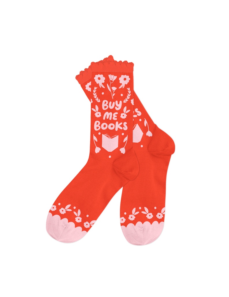 BUY ME BOOKS SOCKS SMALL