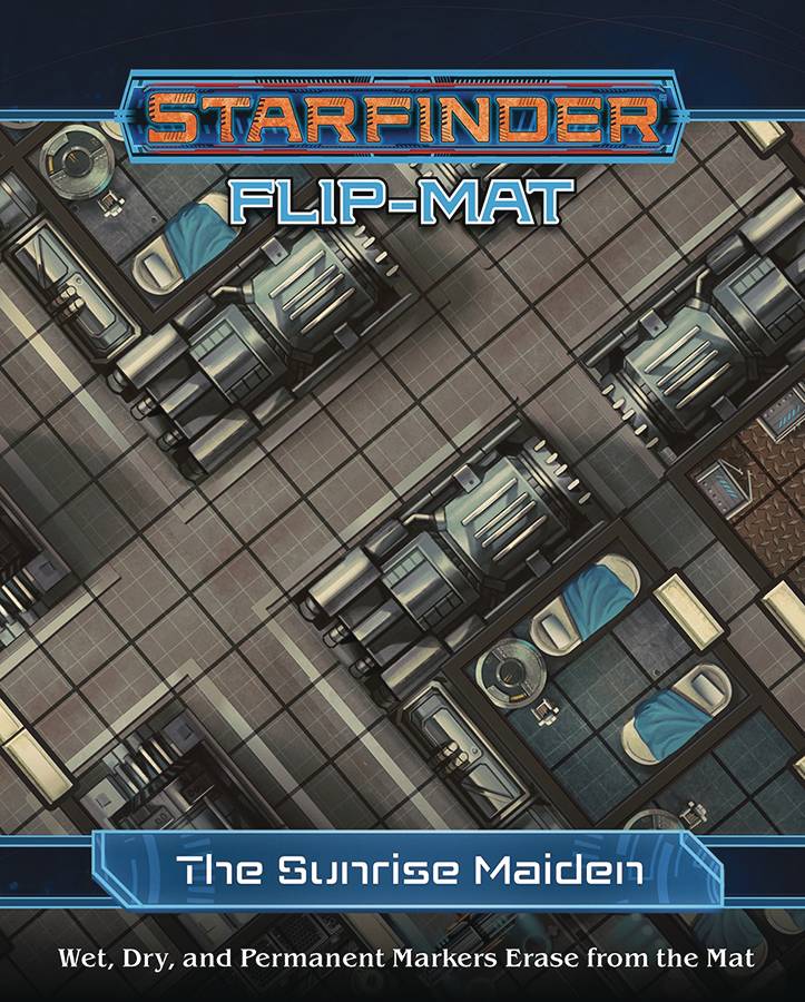 STARFINDER RPG FLIP MAT STARSHIP SUNRISE MAIDEN