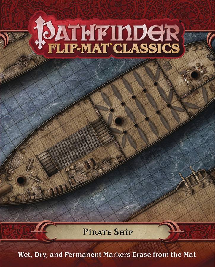 PATHFINDER RPG FLIP MAT CLASSICS PIRATE SHIP