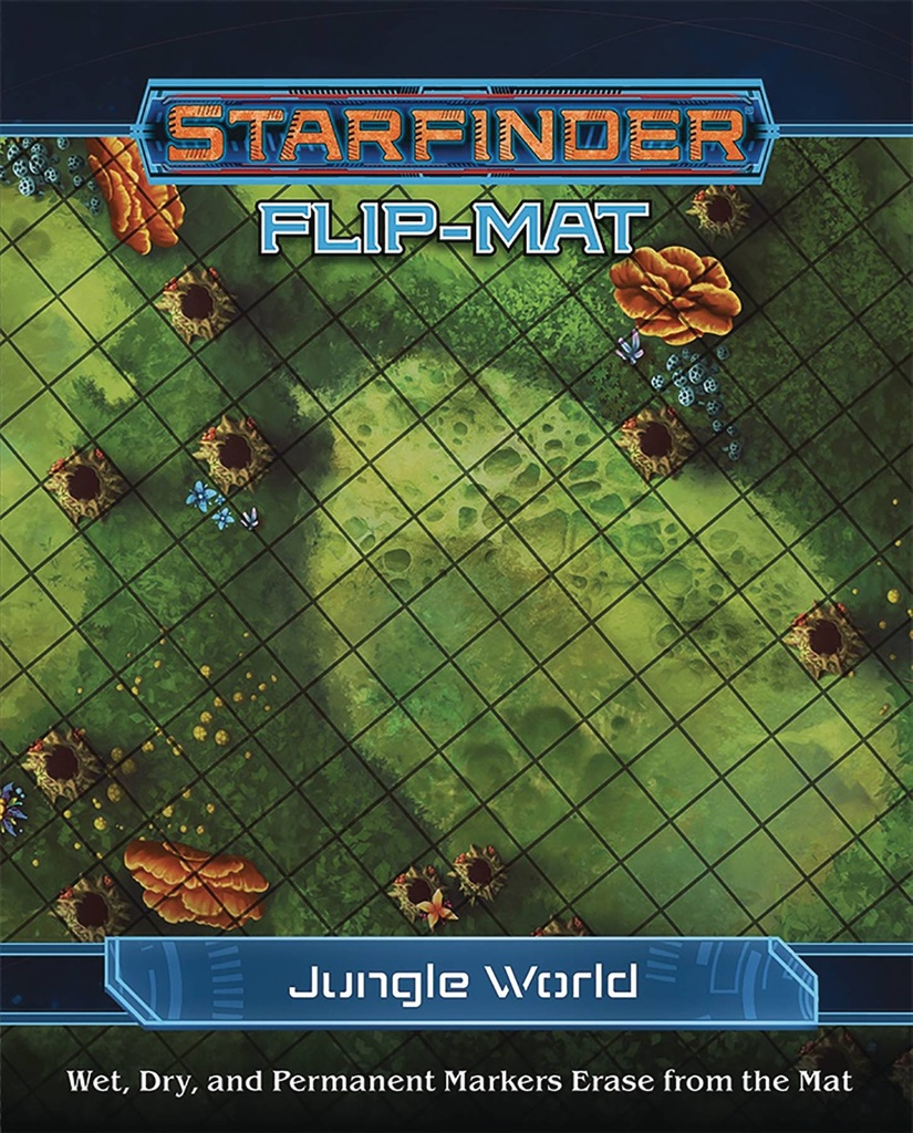 STARFINDER RPG FLIP MAT JUNGLE WORLD