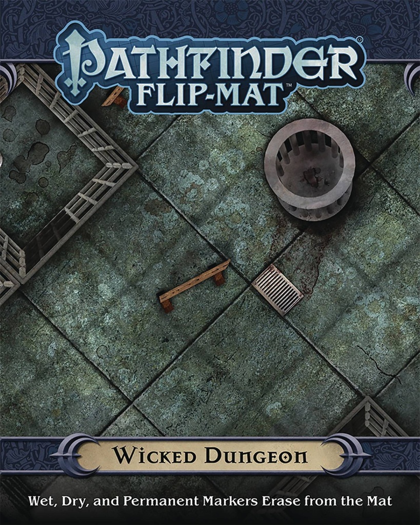 PATHFINDER FLIP-MAT WICKED DUNGEON
