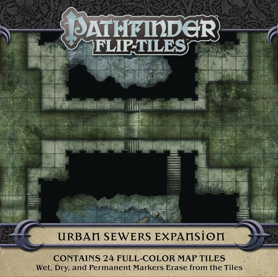 PATHFINDER RPG FLIP TILES URBAN SEWERS EXP