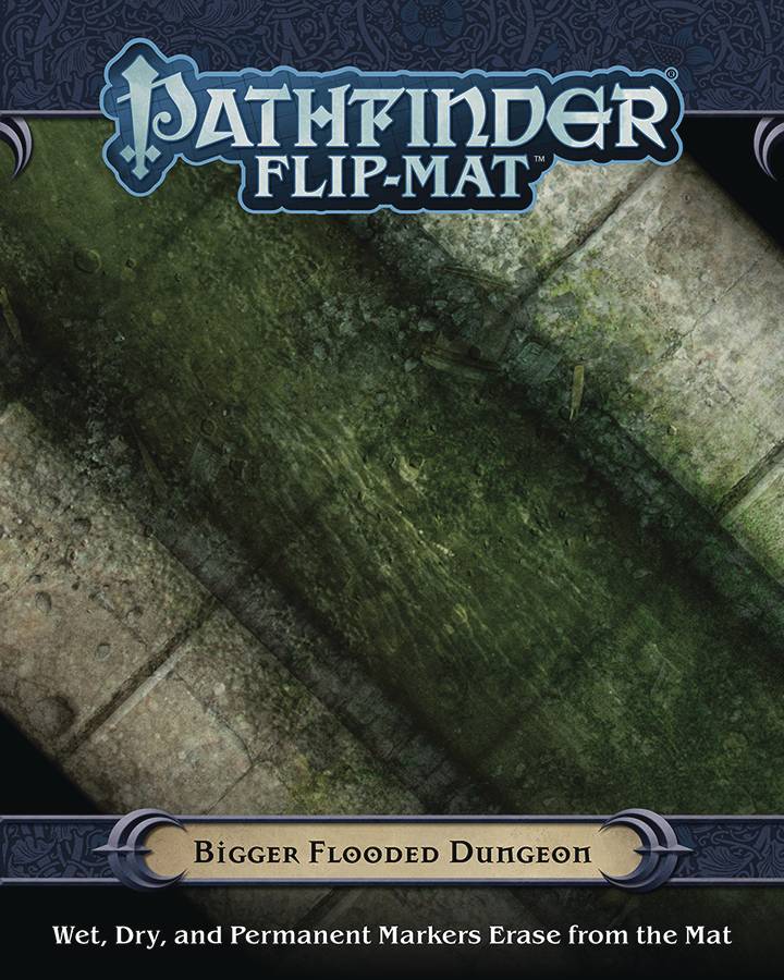 PATHFINDER RPG FLIP MAT BIGGER FLOODED DUNGEON