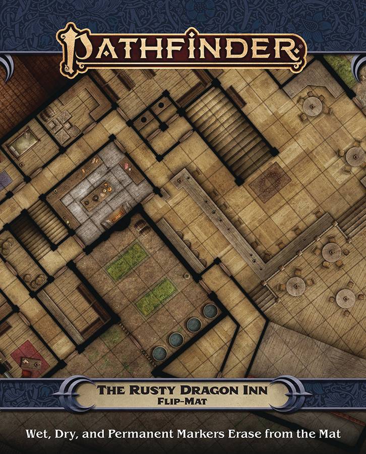 PATHFINDER FLIP MAT RUSTY DRAGON INN