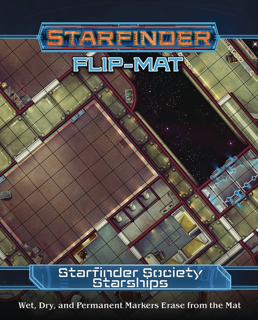 STARFINDER RPG FLIP MAT STARFINDER SOCIETY STARSHIPS