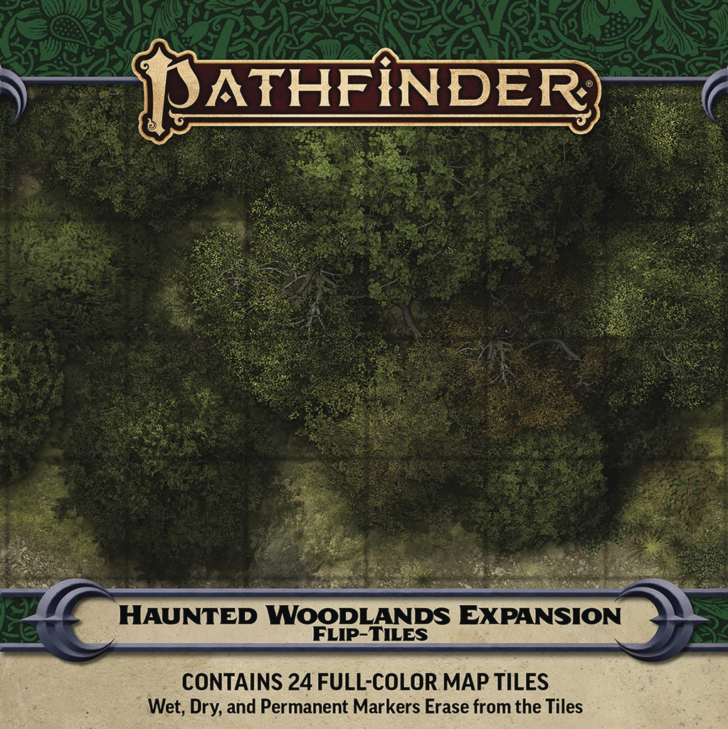 PATHFINDER FLIP TILES HAUNTED WOODLANDS EXP