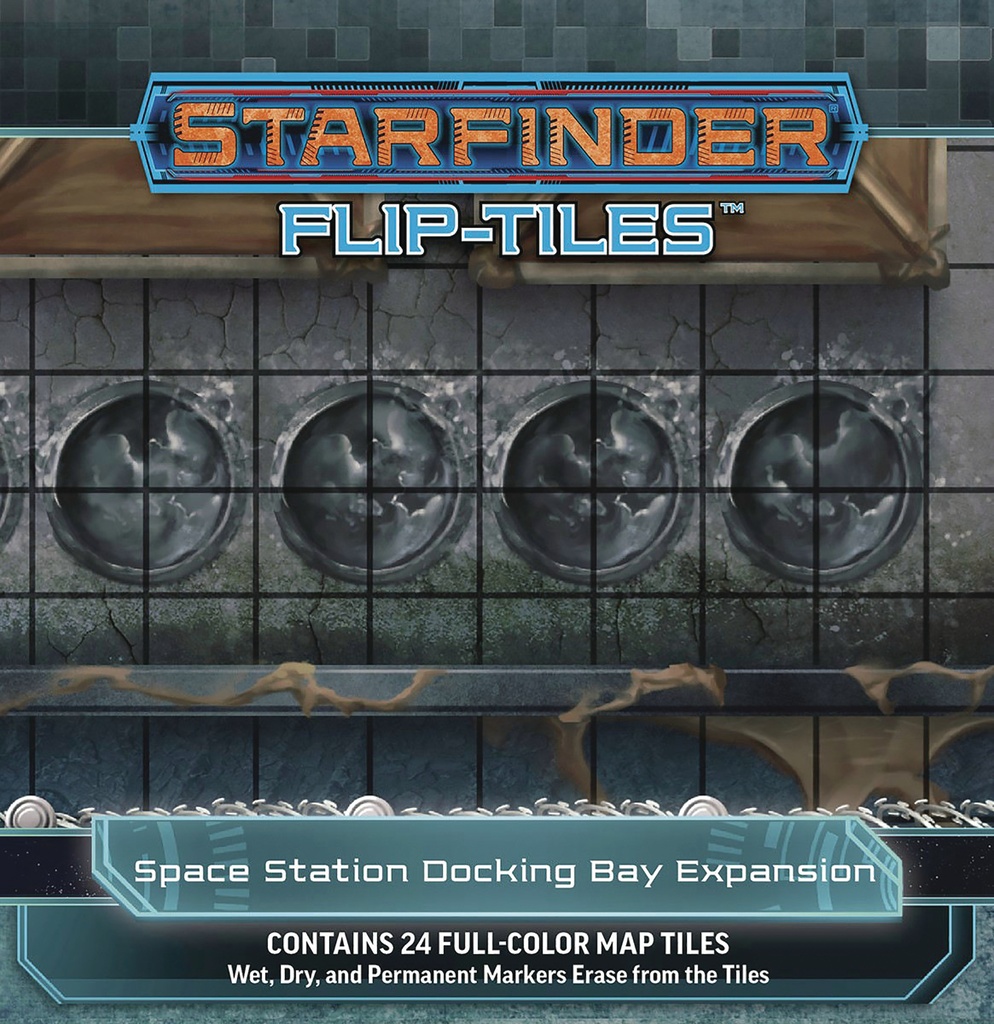 STARFINDER FLIP TILES SPACE STATION DOCKING BAY EXP