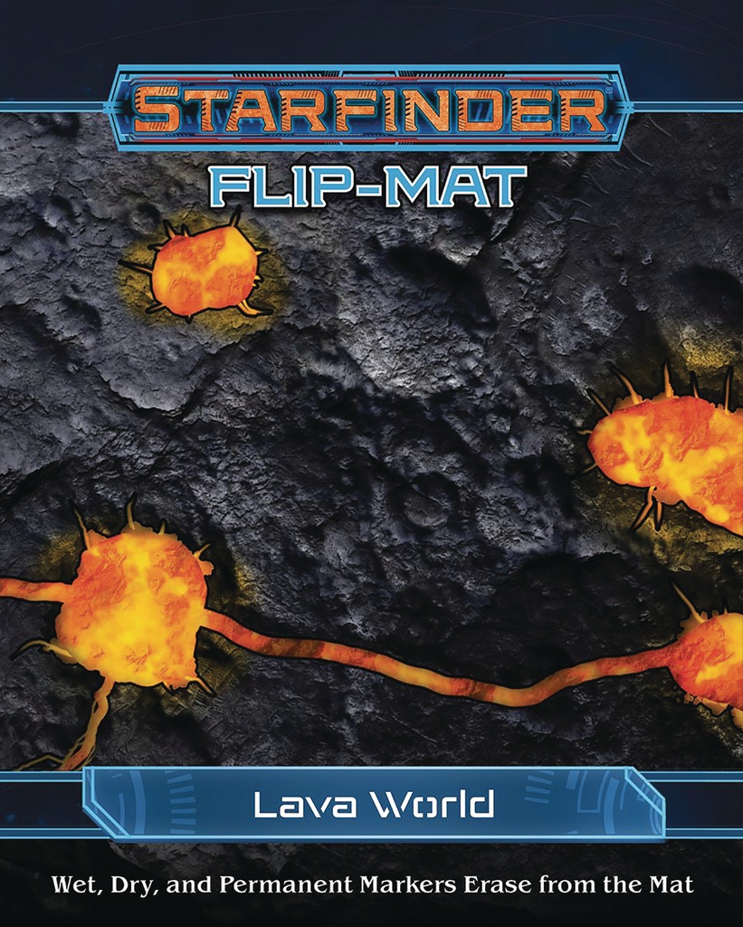 STARFINDER RPG FLIP-MAT LAVA WORLD