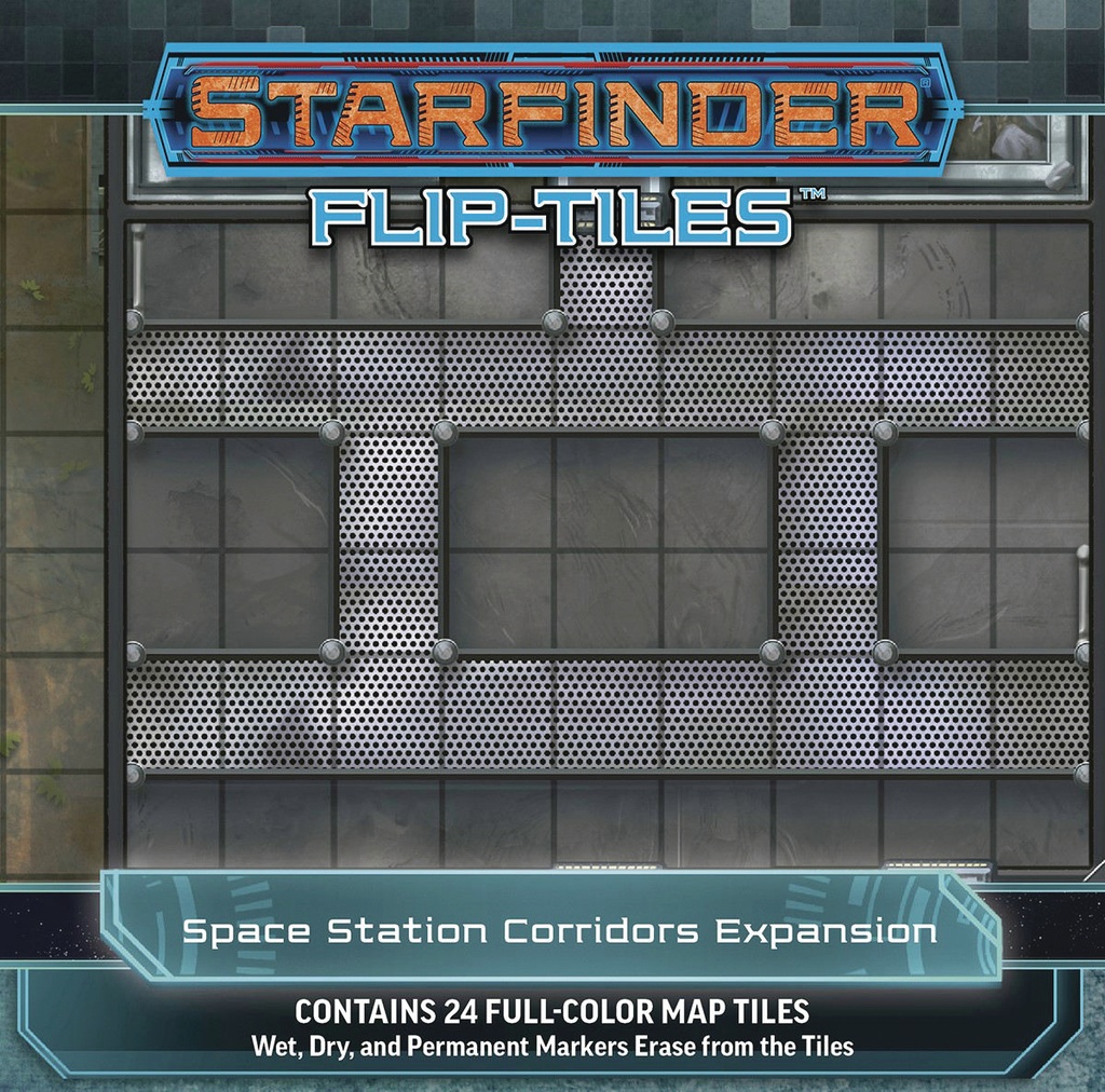 STARFINDER FLIP TILES SPACE STATION CORRIDORS EXP