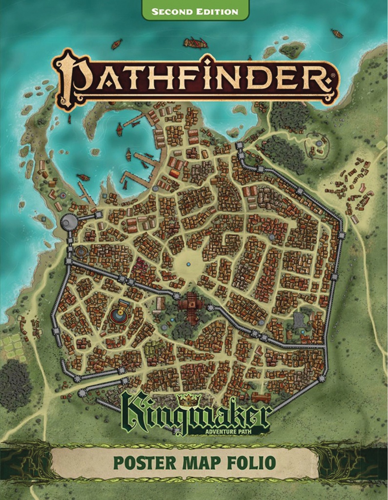 PATHFINDER KINGMAKER POSTER MAP FOLIO