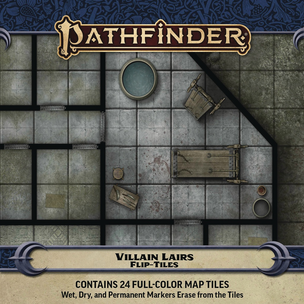 PATHFINDER FLIP-TILES VILLAIN LAIRS SET