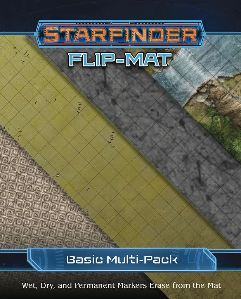 STARFINDER FLIP-MAT BASIC TERRAIN MULTI-PACK