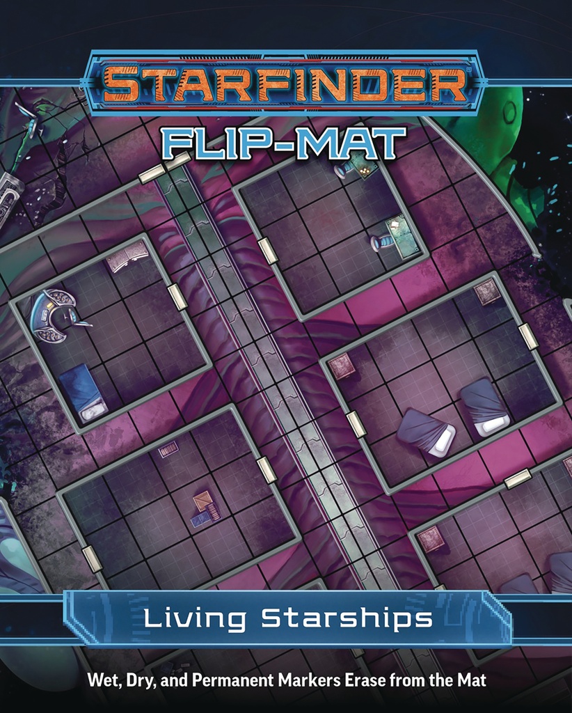 STARFINDER RPG FLIP MAT LIVING STARSHIPS