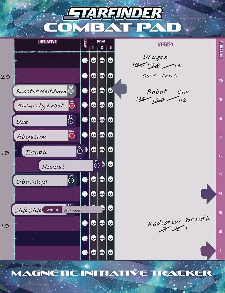 STARFINDER COMBAT PAD
