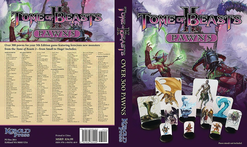 TOME OF BEASTS 2 PAWNS COLL