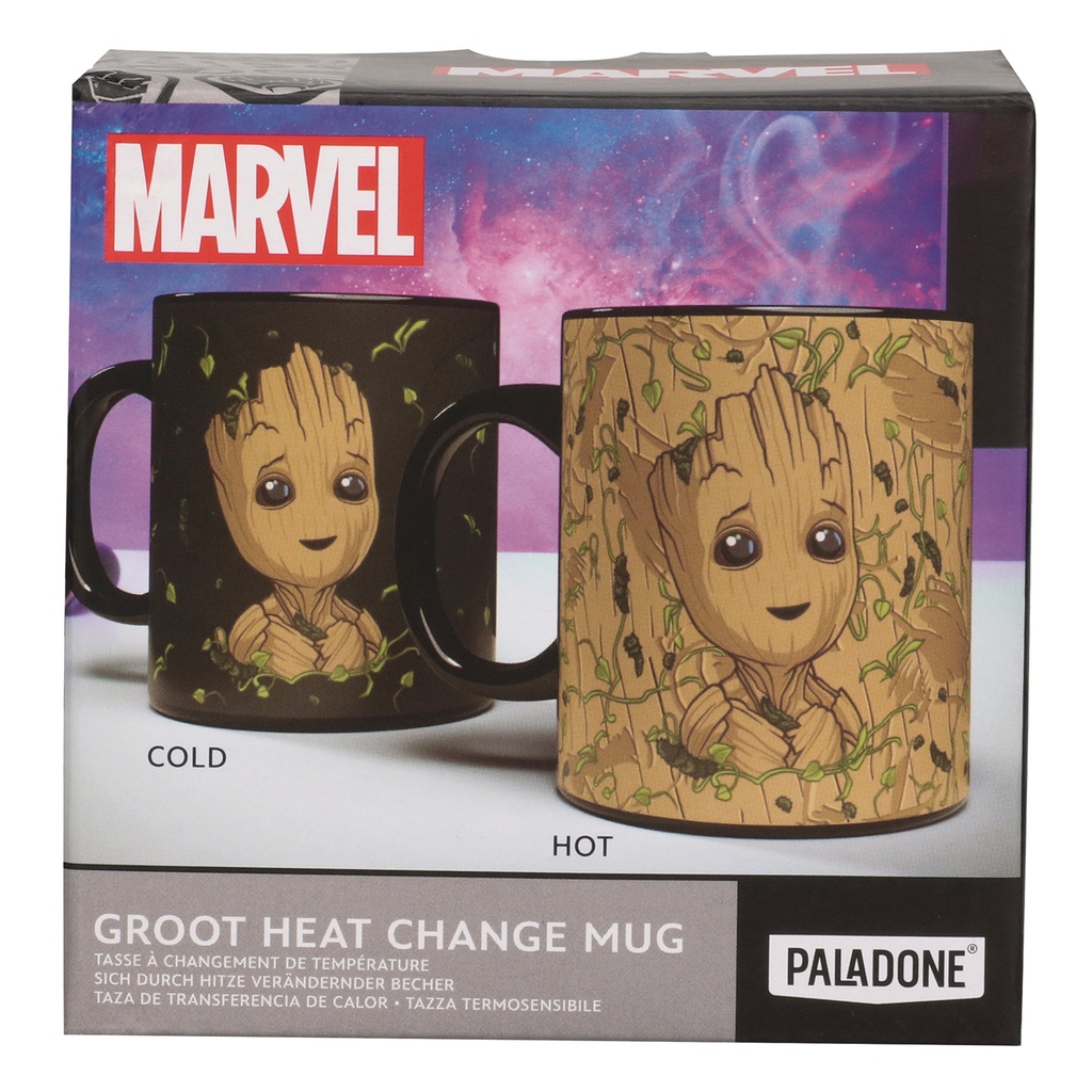 GUARDIANS OF THE GALAXY GROOT HEAT CHANGE MUG