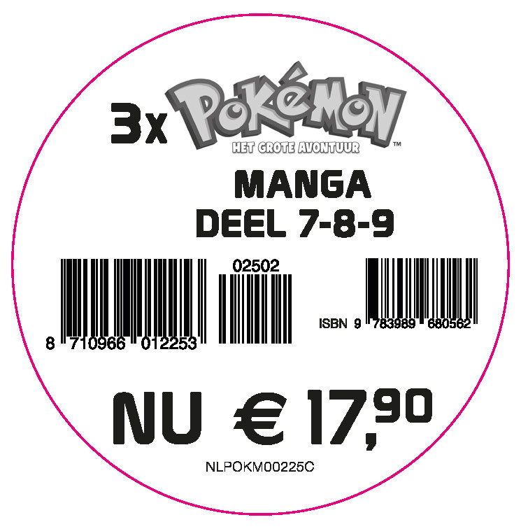 Pokemon - Het grote Avontuur - 3pack - 07-08-09
