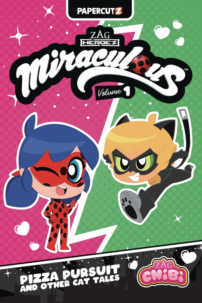 MIRACULOUS LADYBUG CHIBI 1 PIZZA PURSUIT & OTHER CAT TALES