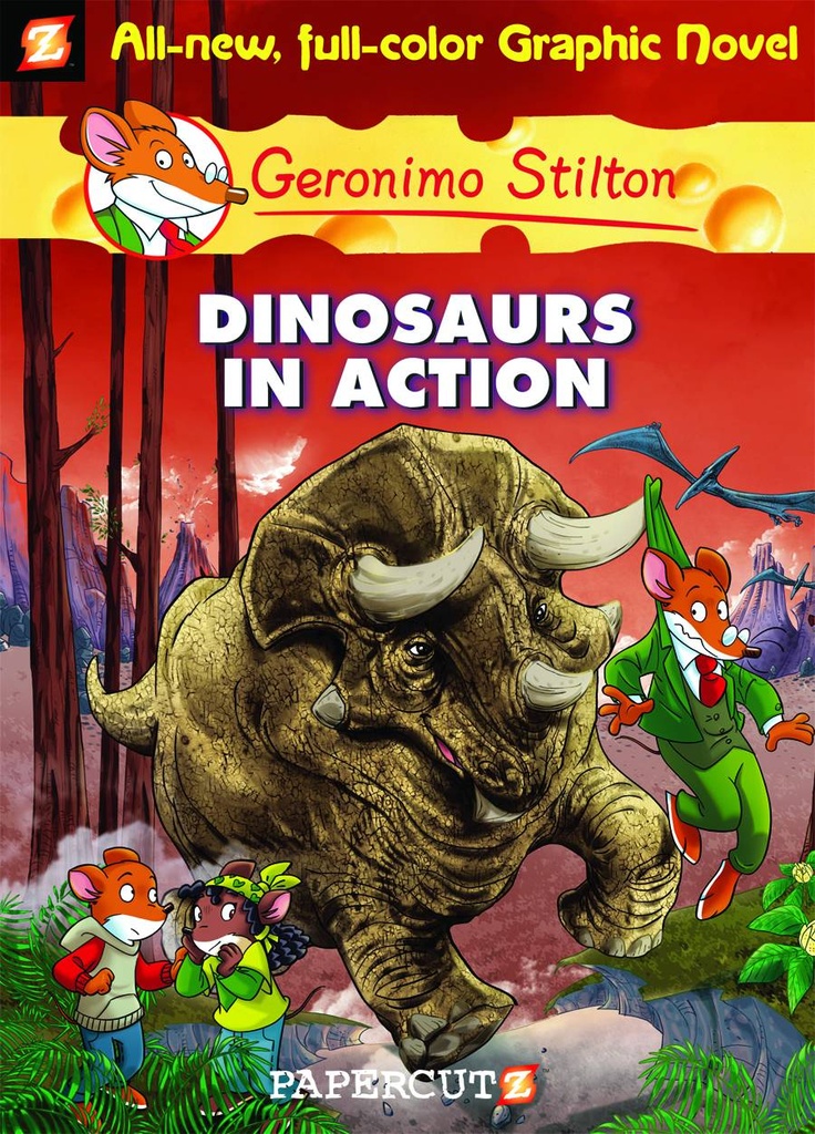 GERONIMO STILTON 07 DINOSAURS IN ACTION HC