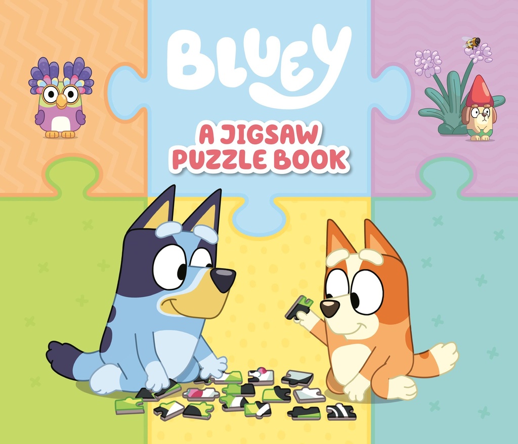 BLUEY A JIGSAW PUZZLE BOOK
