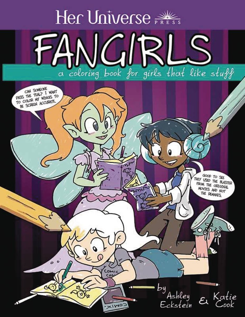 FANGIRLS COLORING BOOK FOR GIRLS THAT LIKE STUFF