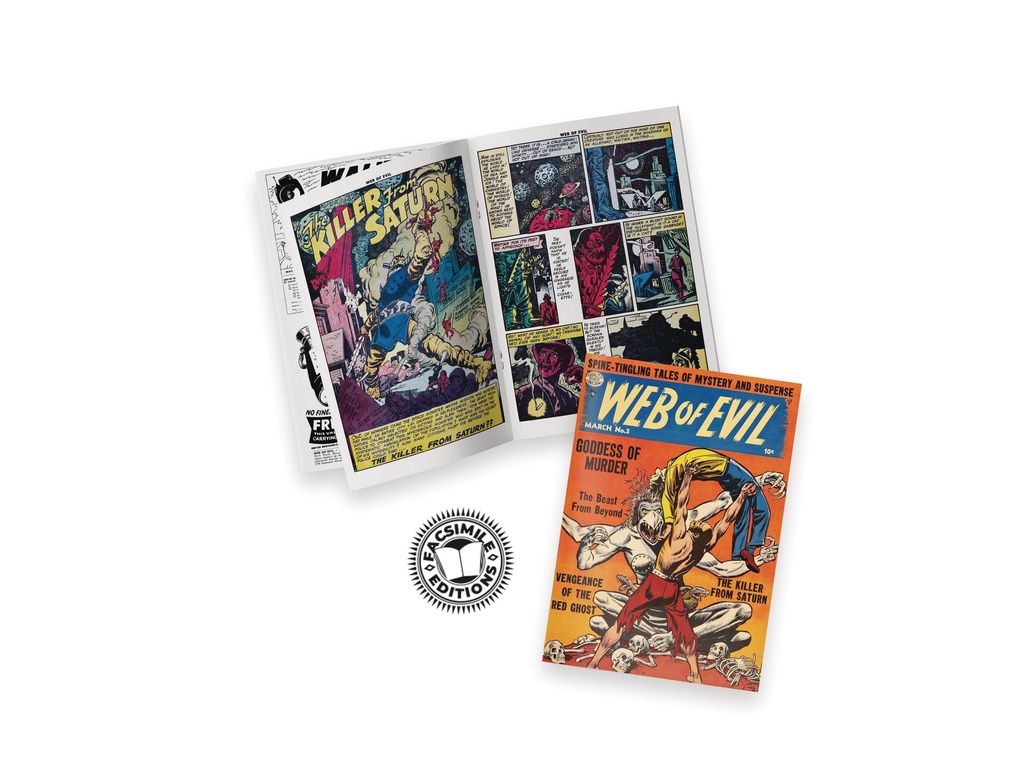 PS ARTBOOKS WEB OF EVIL COMIC FACSMILE 3 MAR 1953