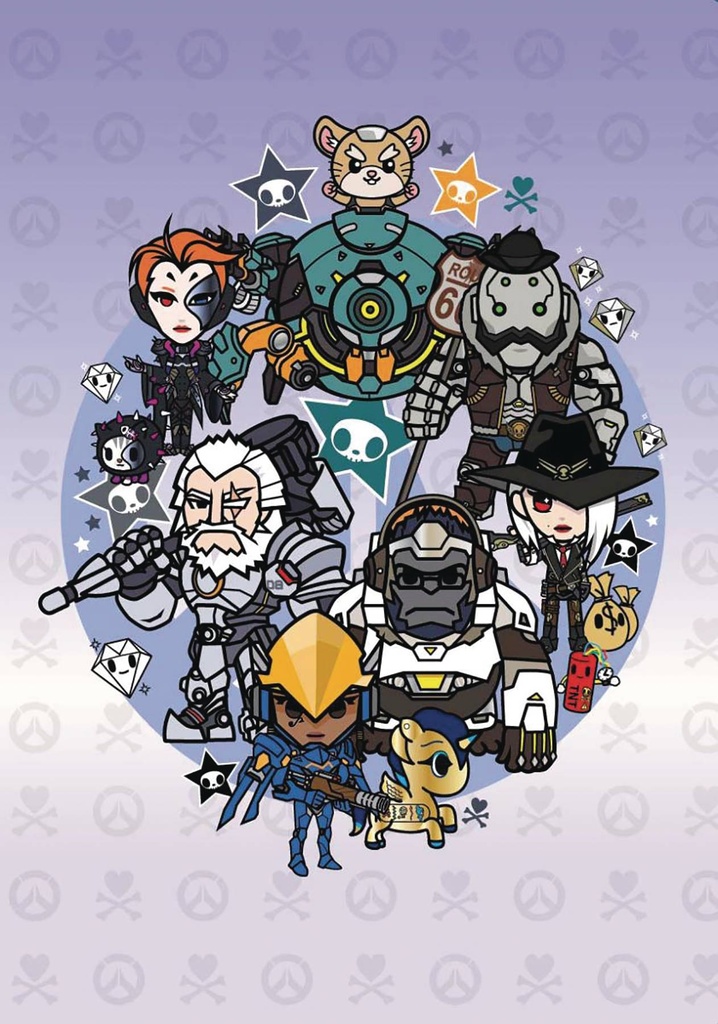 OVERWATCH X TOKIDOKI SERIES 3 HEROES NOTEBOOK