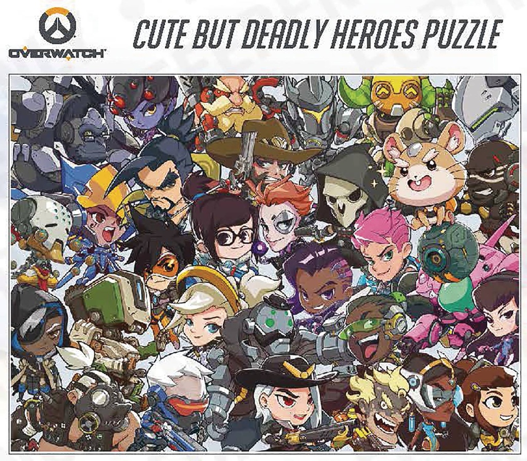 OVERWATCH CUTE BUT DEADLY HEROES 1000PC PUZZLE