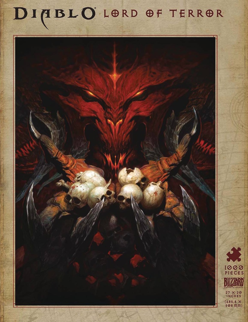 DIABLO LORD OF TERROR 1000PC PUZZLE