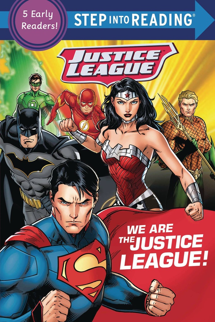 WE ARE THE JUSTICE LEAGUE STEP INTO READING