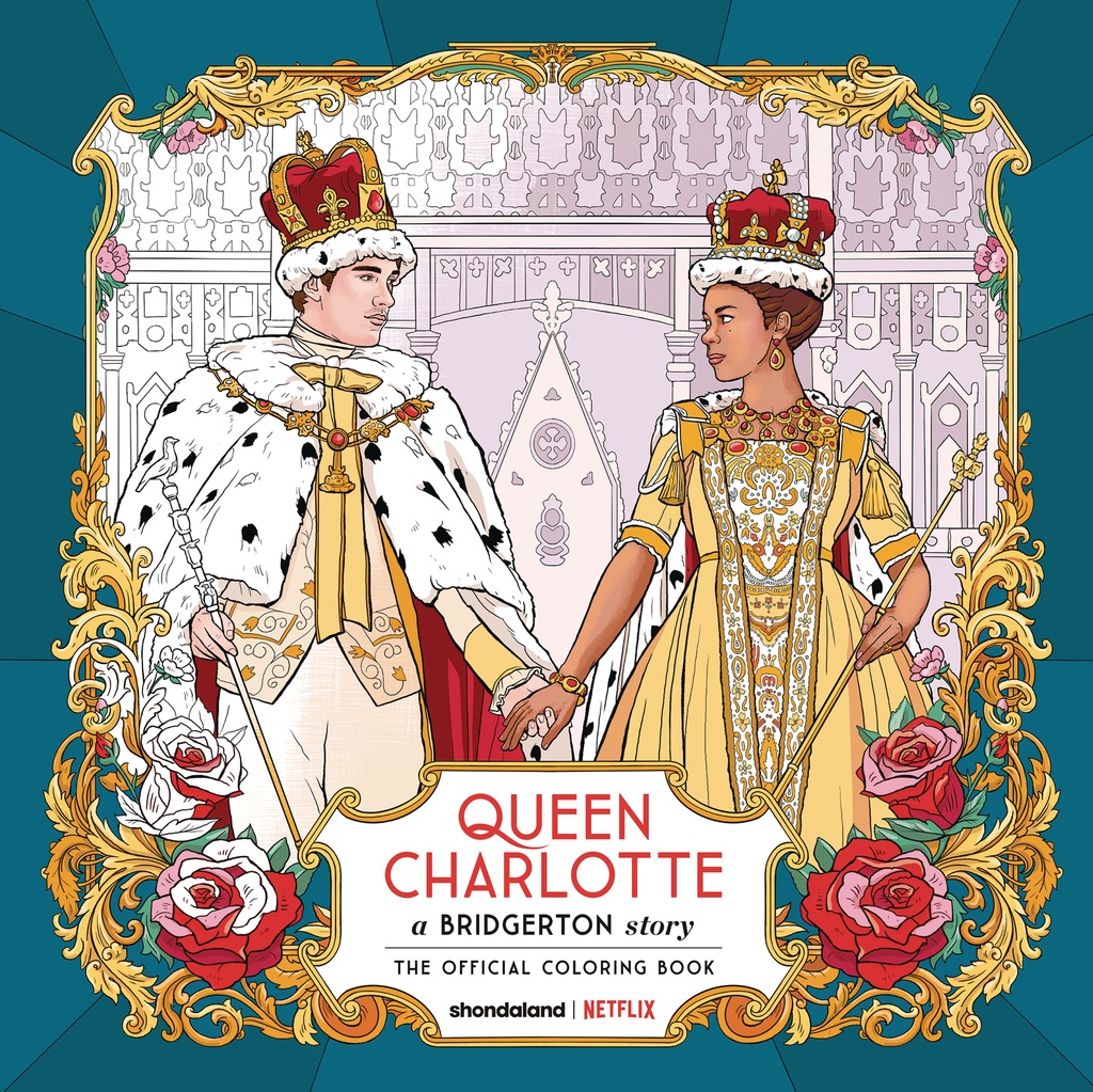 QUEEN CHARLOTTE A BRIDGERTON STORY OFFICIAL COLORING BOOK