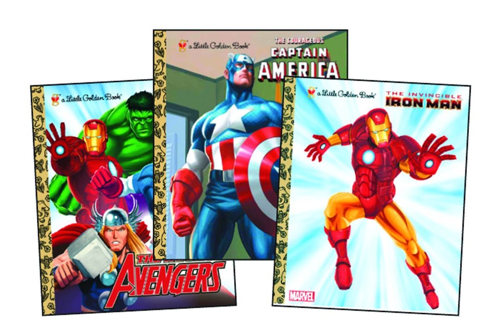MARVEL SUPER HEROES GOLDEN BOOK BUNDLE 1