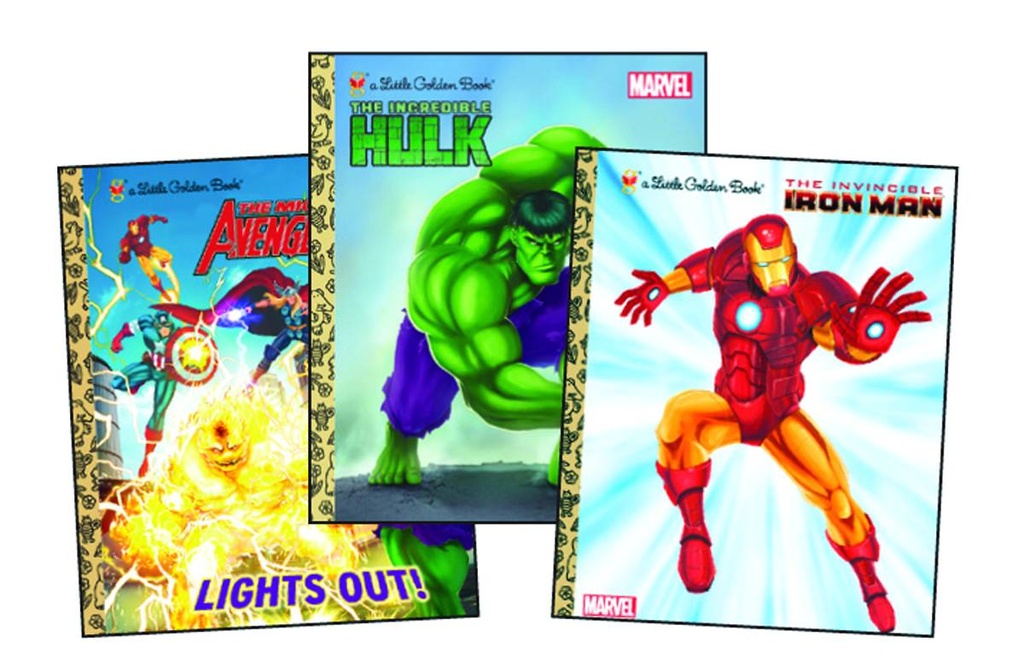 MARVEL SUPER HEROES GOLDEN BOOK BUNDLE 2