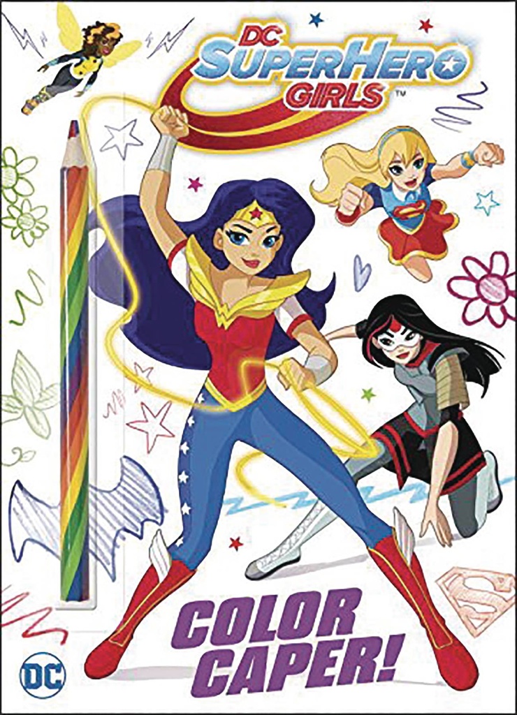 DC SUPER HERO GIRLS DOODLE COLOR & ACTIVITY BOOK